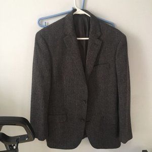 ralph lauren black label herringbone blazer 39r